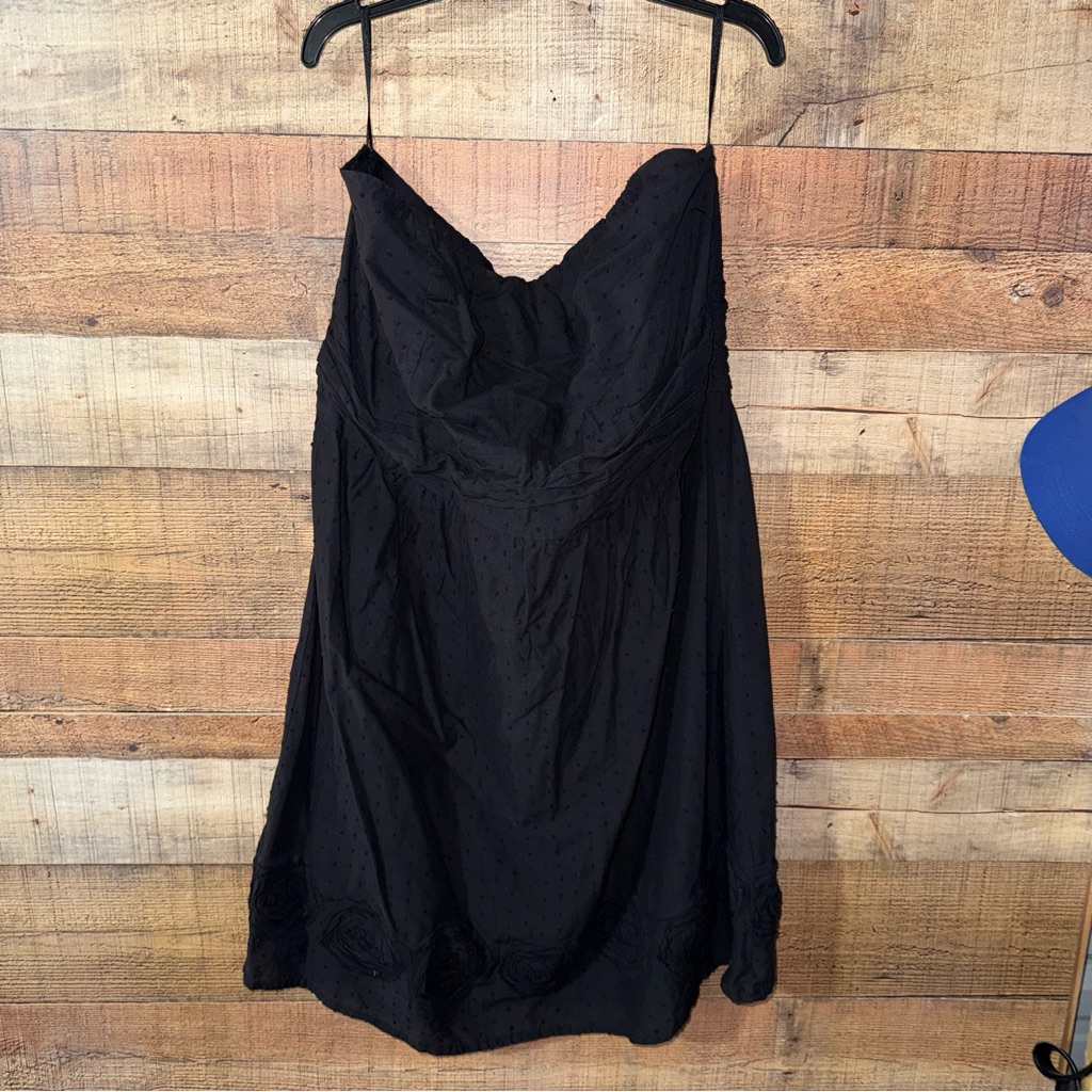 Torrid Eyelet Dress Woman’s 16 Navy Midi Spring Summer